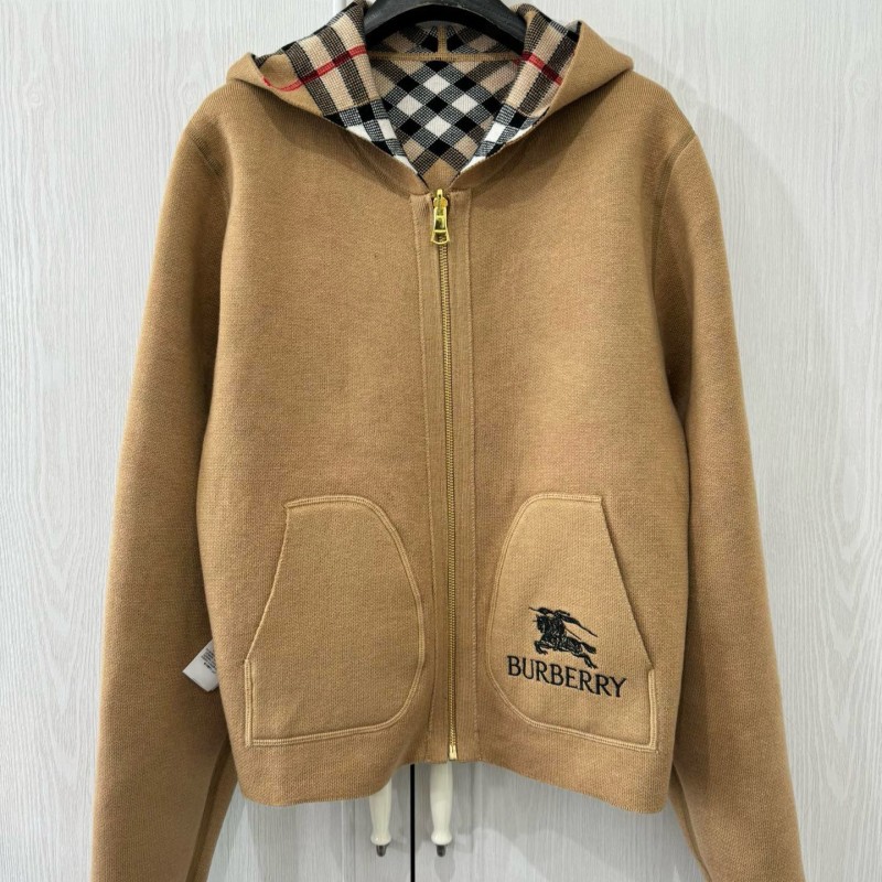 Burberry Reversible Zipper Hoodie