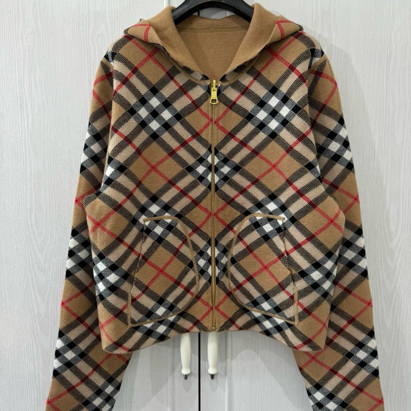 Burberry Reversible Zipper Hoodie