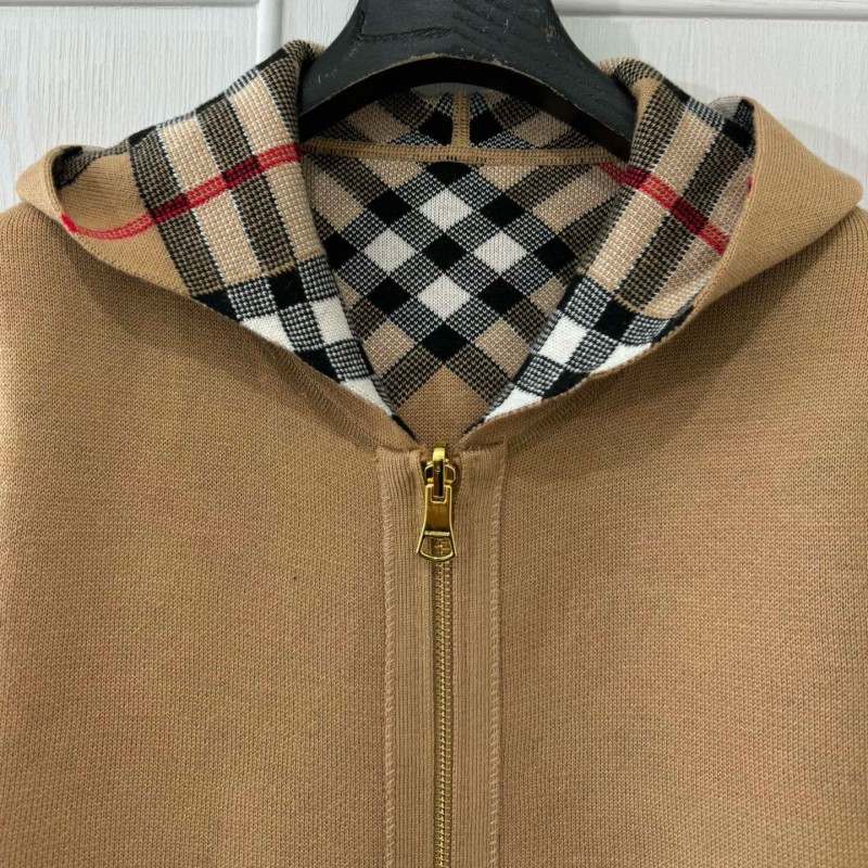 Burberry Reversible Zipper Hoodie