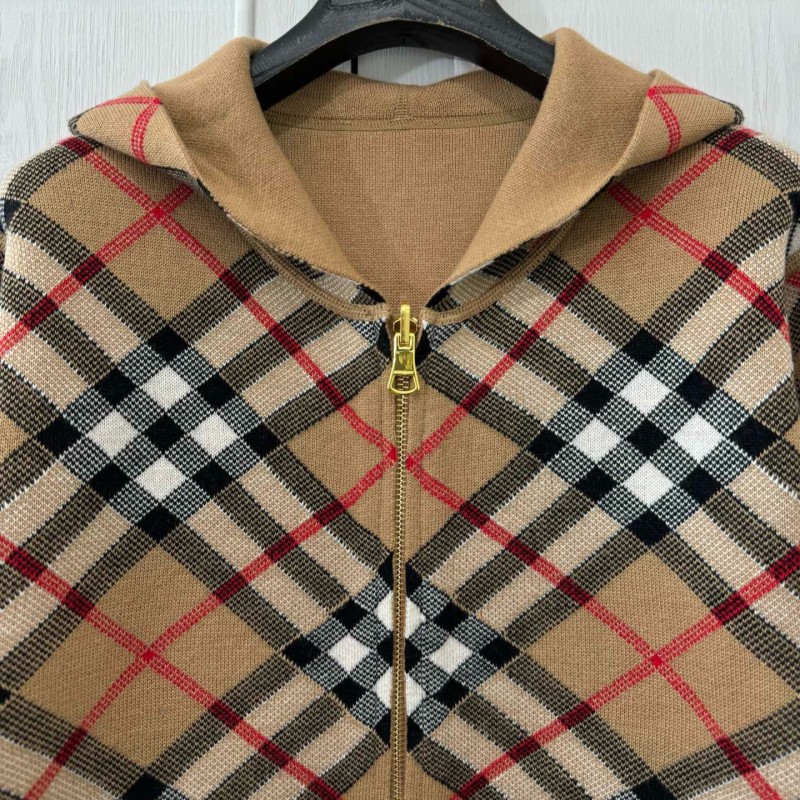 Burberry Reversible Zipper Hoodie