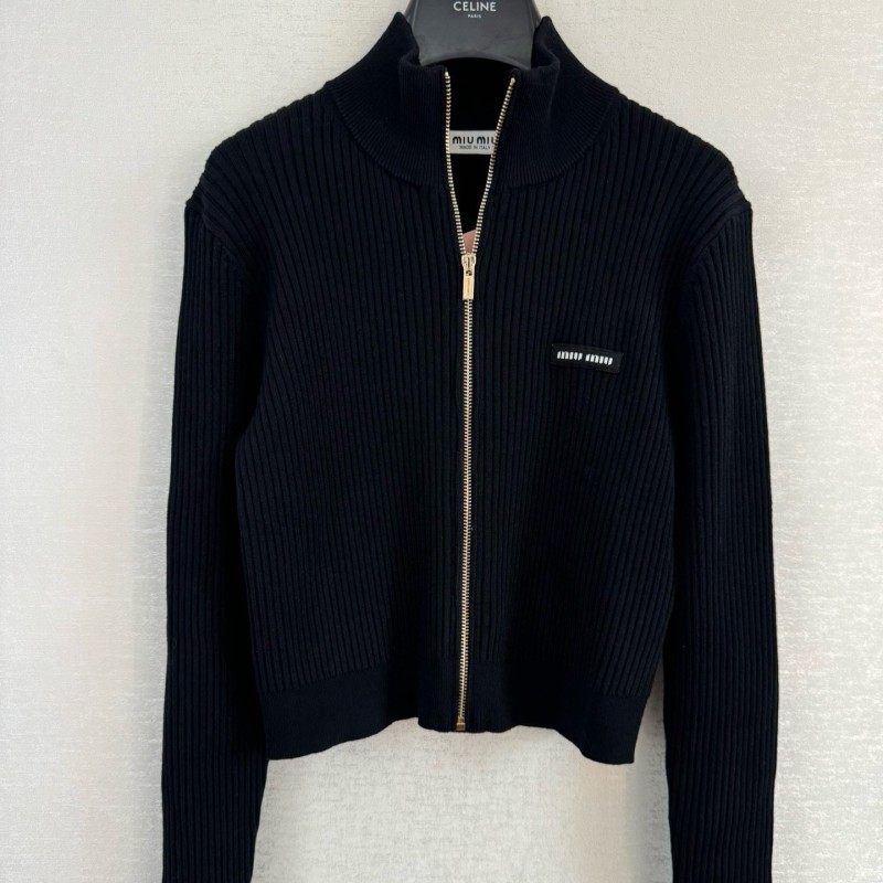 MiuMiu Zipper Cardigan