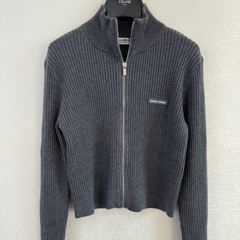 MiuMiu Zipper Cardigan