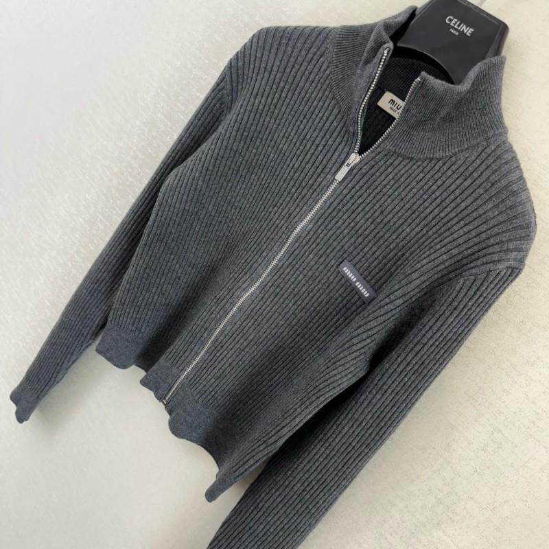 MiuMiu Zipper Cardigan