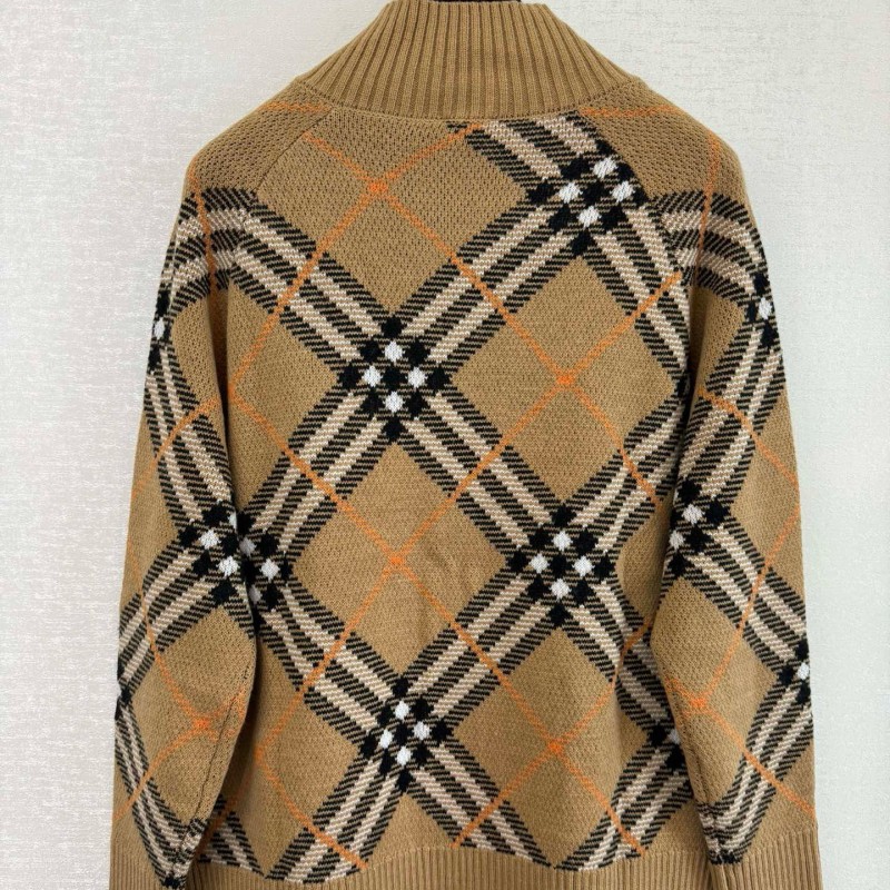 Burberry Wool Zipper Cardigan