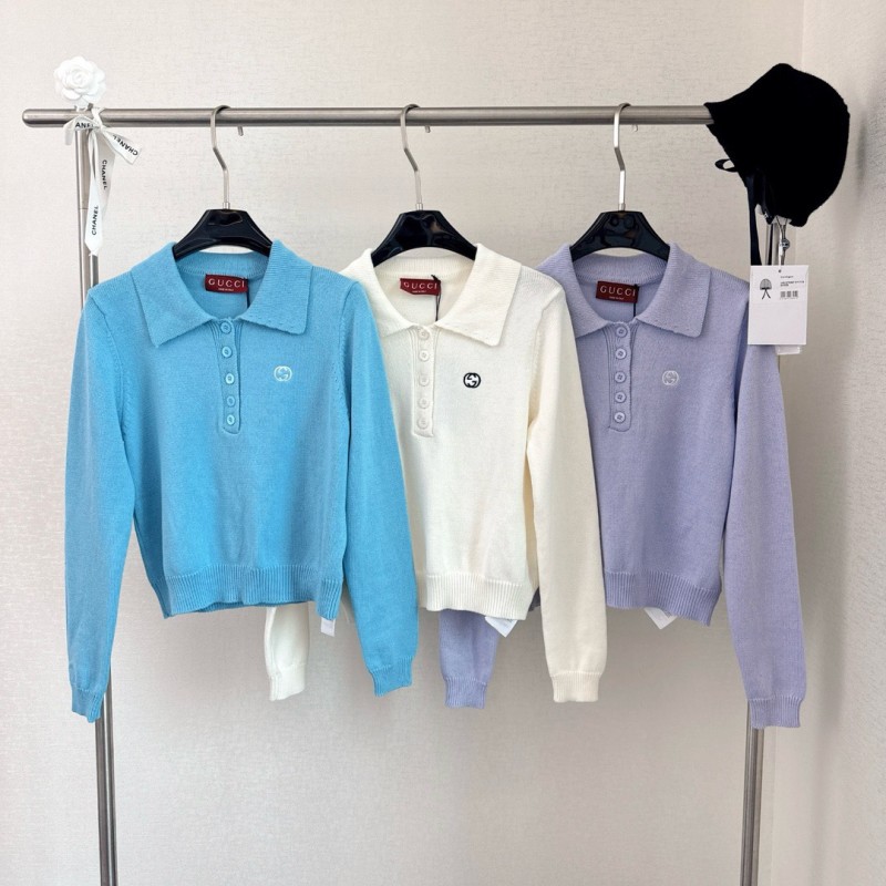 Gucci Long Sleeves Polo Tee