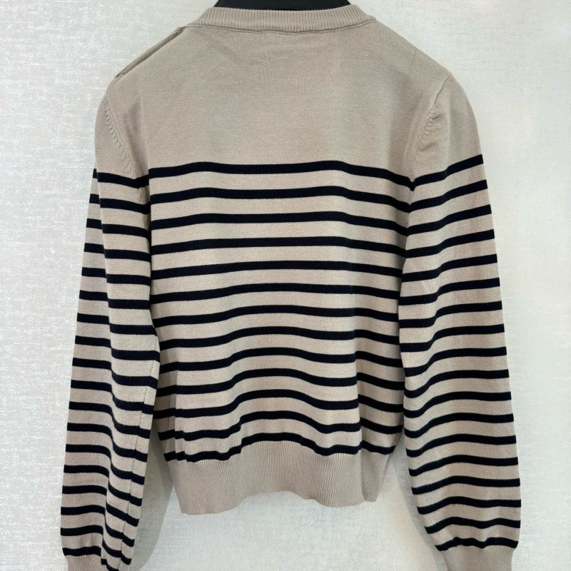 Celine Shoulder Buckle Long Sleeves Tee