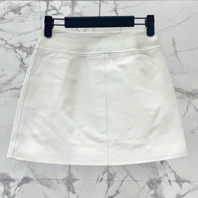 Dior Leather Skirts