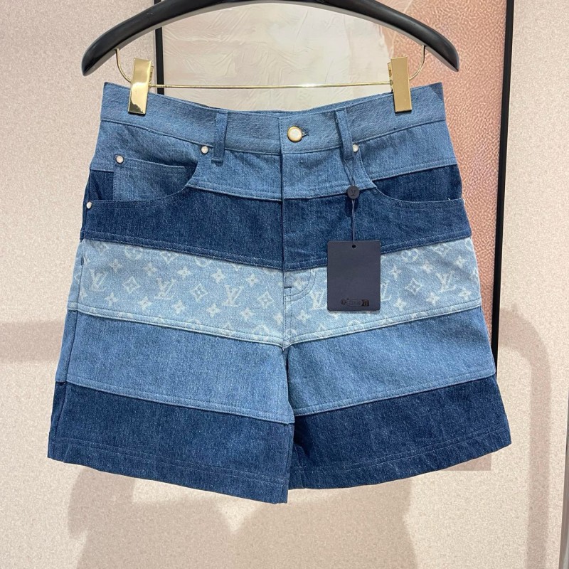 LV Unisex Denim Shorts