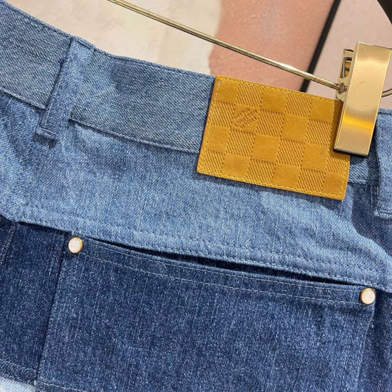 LV Unisex Denim Shorts