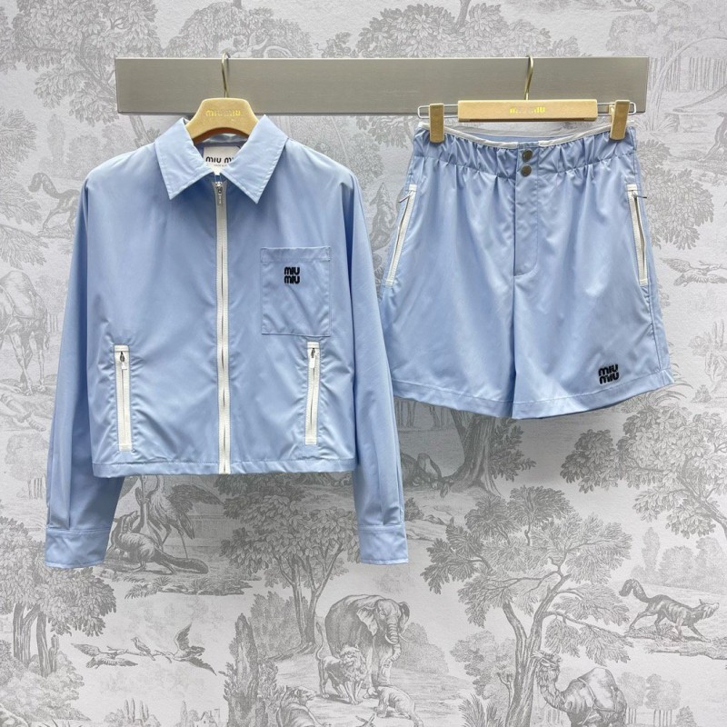 MiuMiu Jacket & Shorts Set