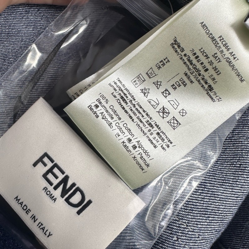 Fendi Denim Shorts