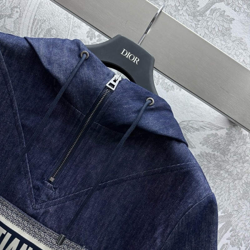 Dior Denim Hoodie & Skirts