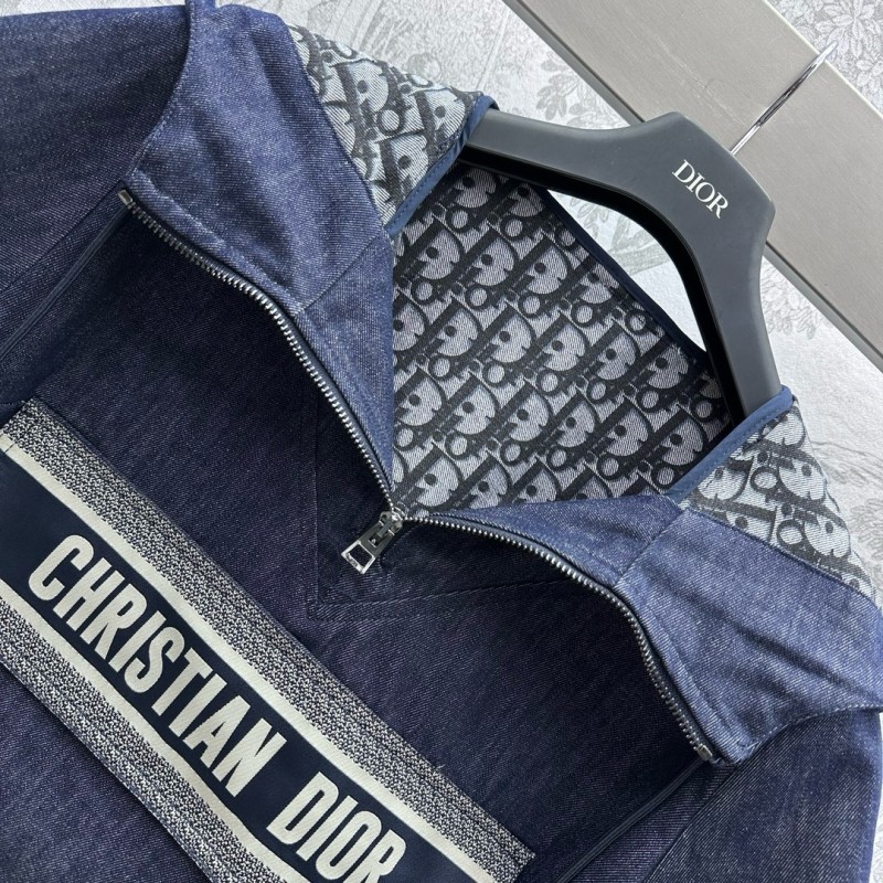 Dior Denim Hoodie & Skirts