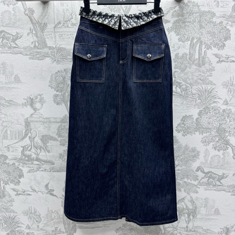 Dior Denim Skirts