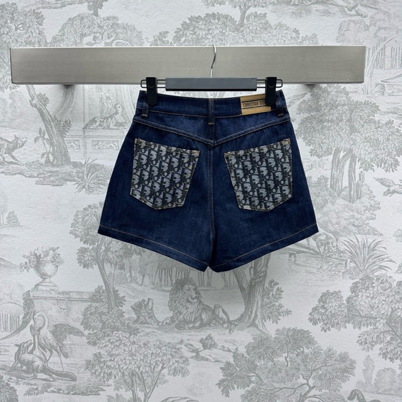 Dior Denim Vest & Shorts