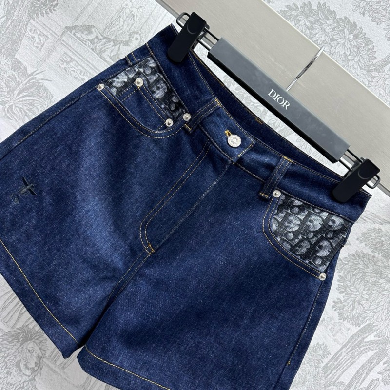 Dior Denim Vest & Shorts