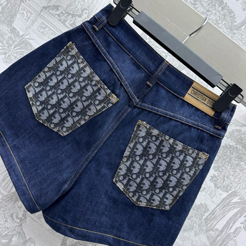 Dior Denim Vest & Shorts