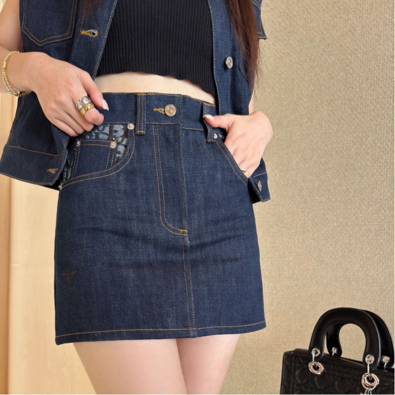 Dior Denim Skirts