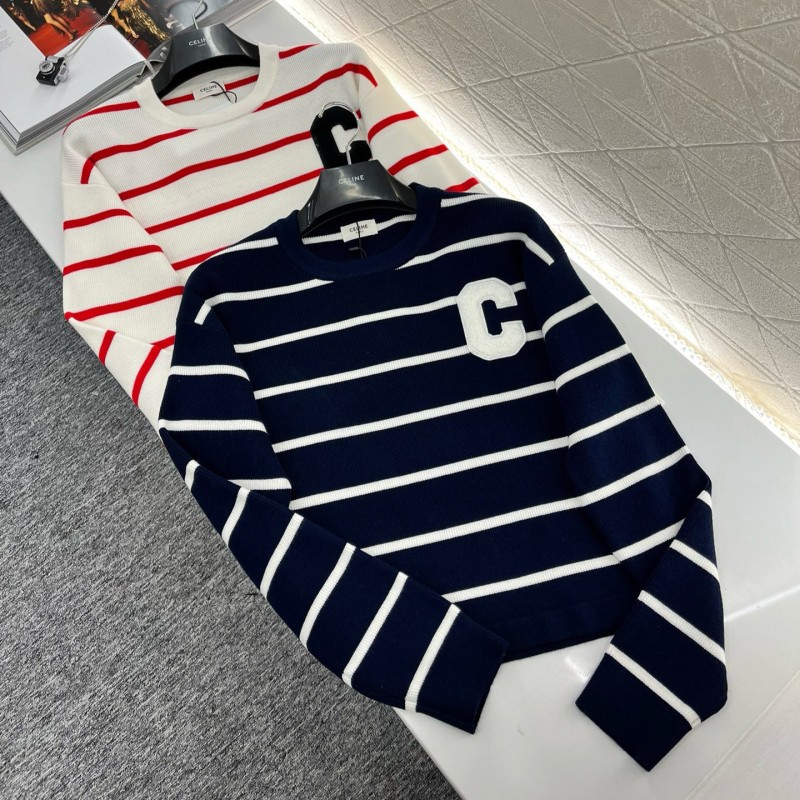 Celine Wool Long Sleeves Tee