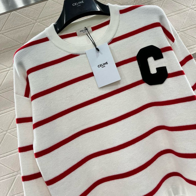 Celine Wool Long Sleeves Tee