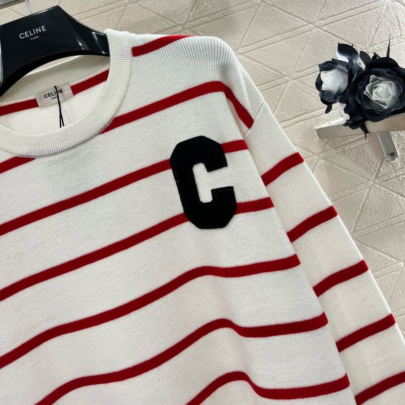 Celine Wool Long Sleeves Tee