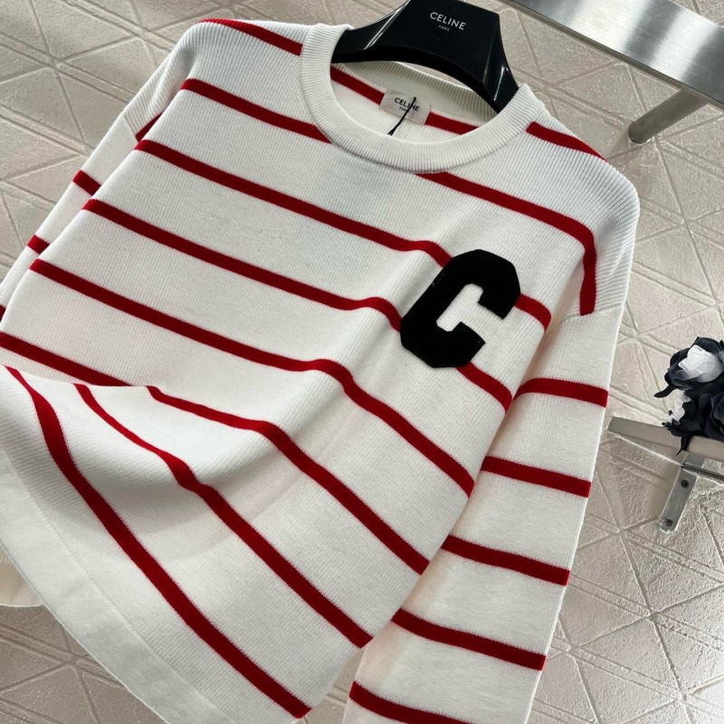 Celine Wool Long Sleeves Tee