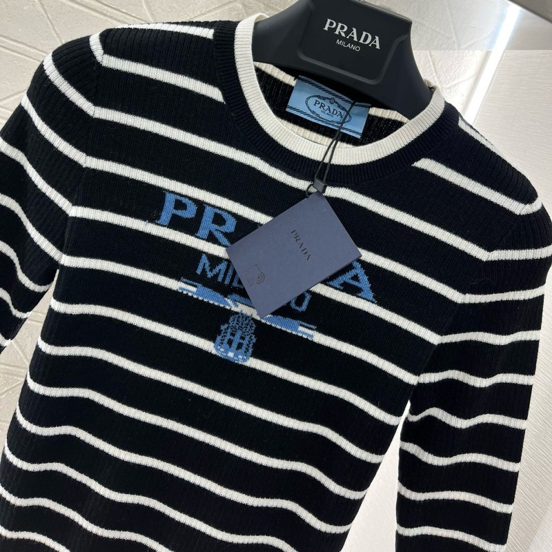 Prada Wool Long Sleeves Tee