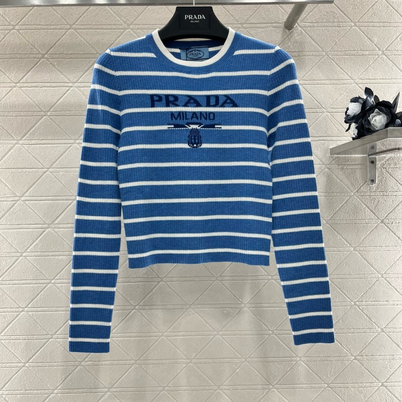 Prada Wool Long Sleeves Tee