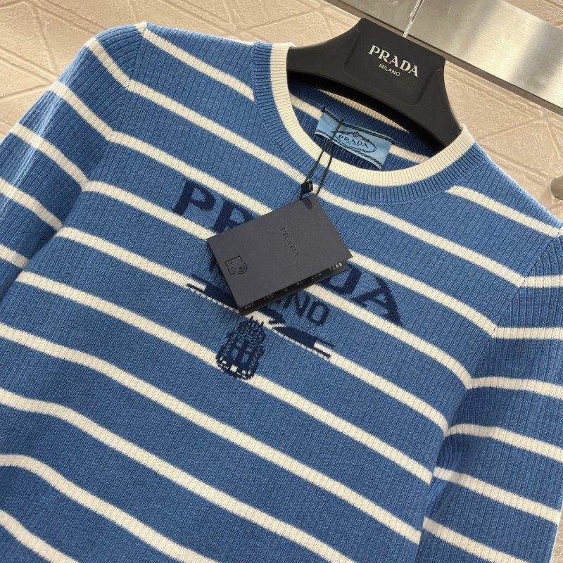 Prada Wool Long Sleeves Tee