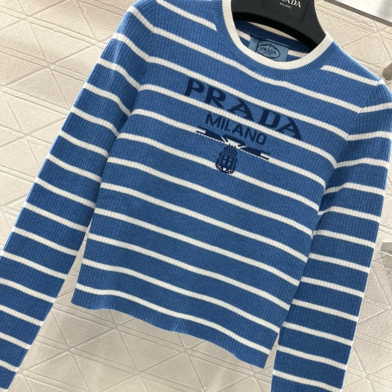 Prada Wool Long Sleeves Tee