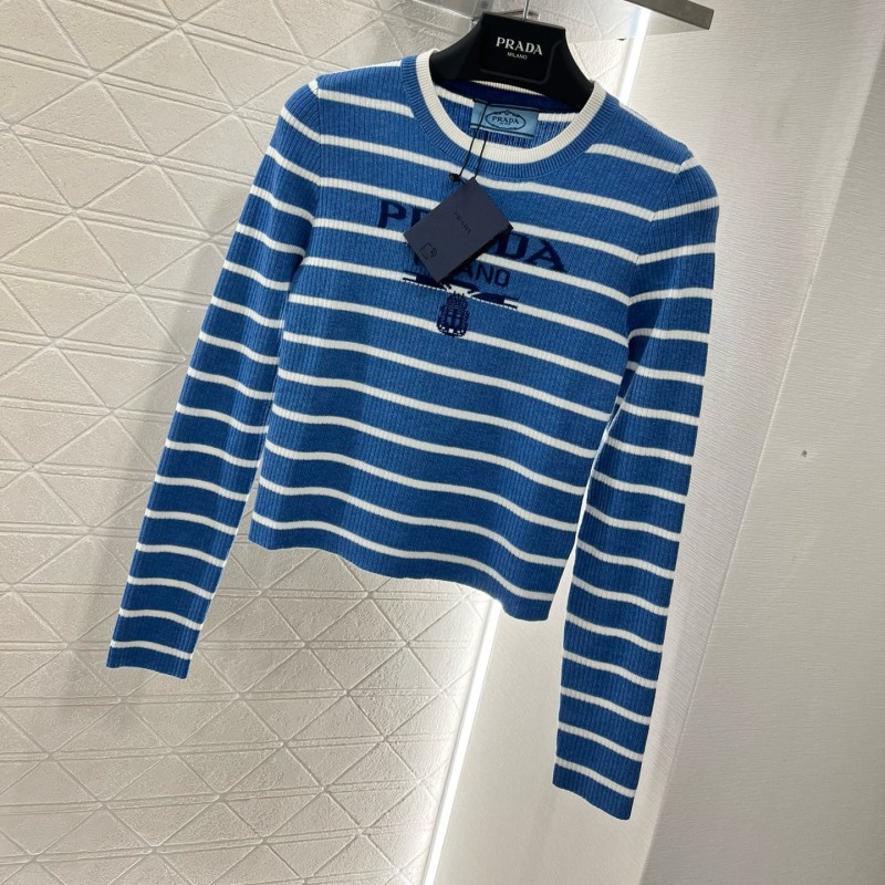 Prada Wool Long Sleeves Tee