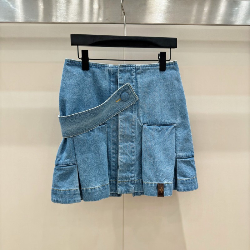 LV Denim Skirts