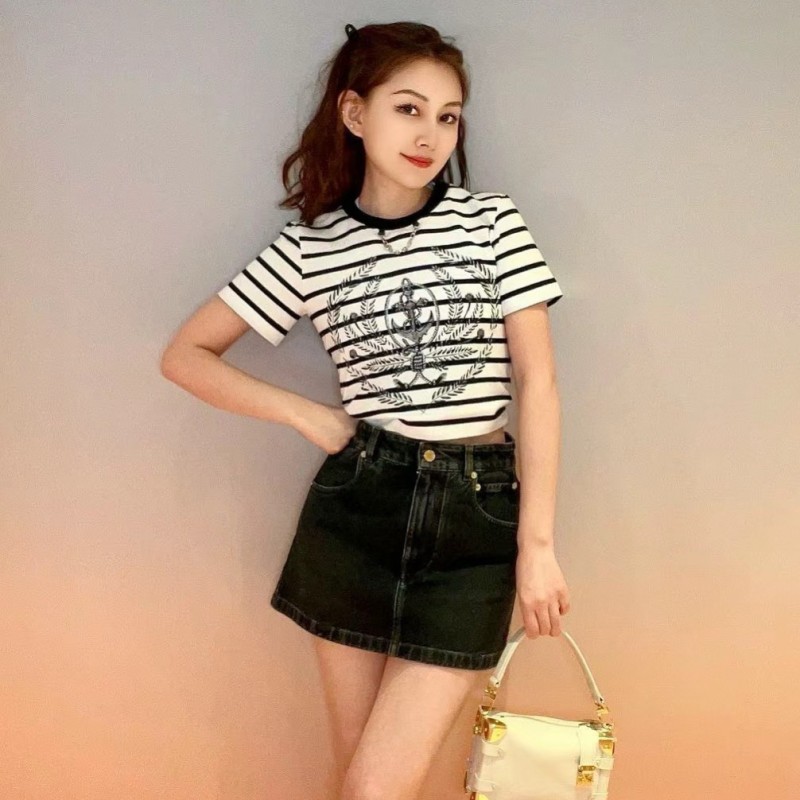 LV Denim Skirts