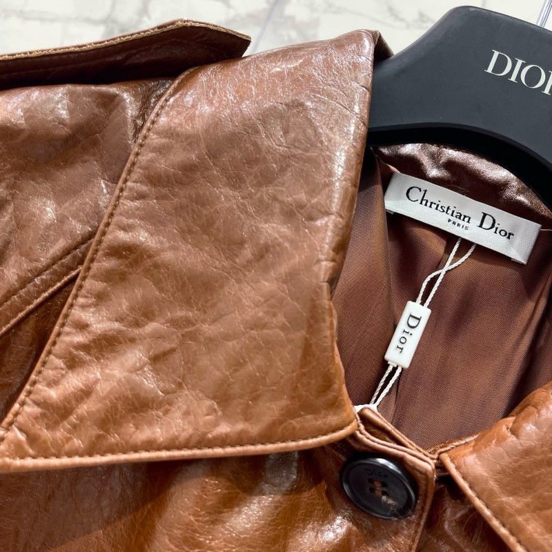 Dior Leather Windbreaker