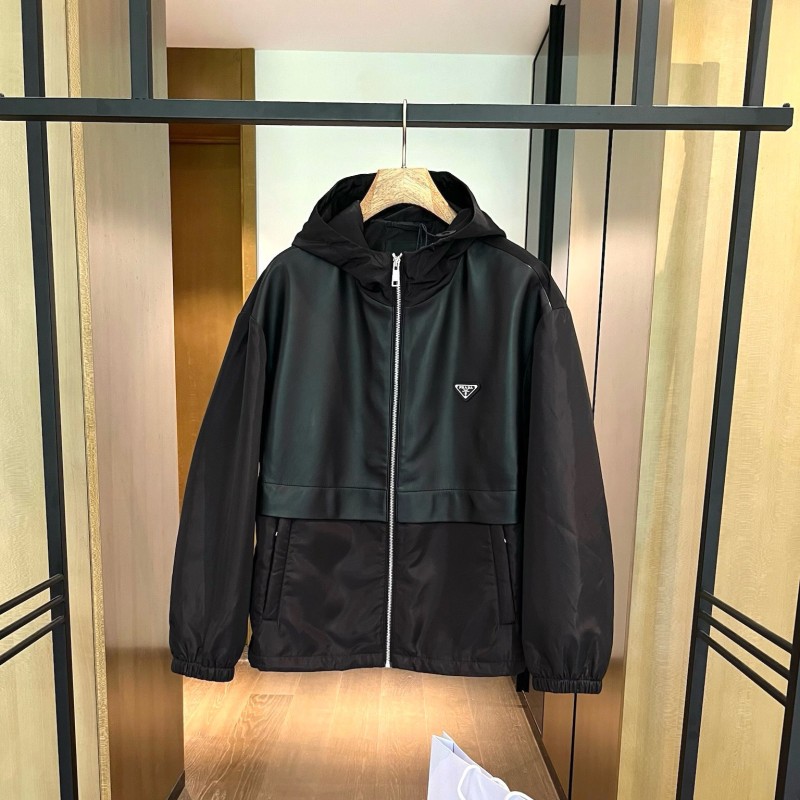 Prada Unisex Leather Jacket