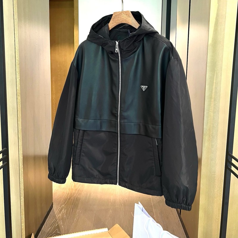 Prada Unisex Leather Jacket