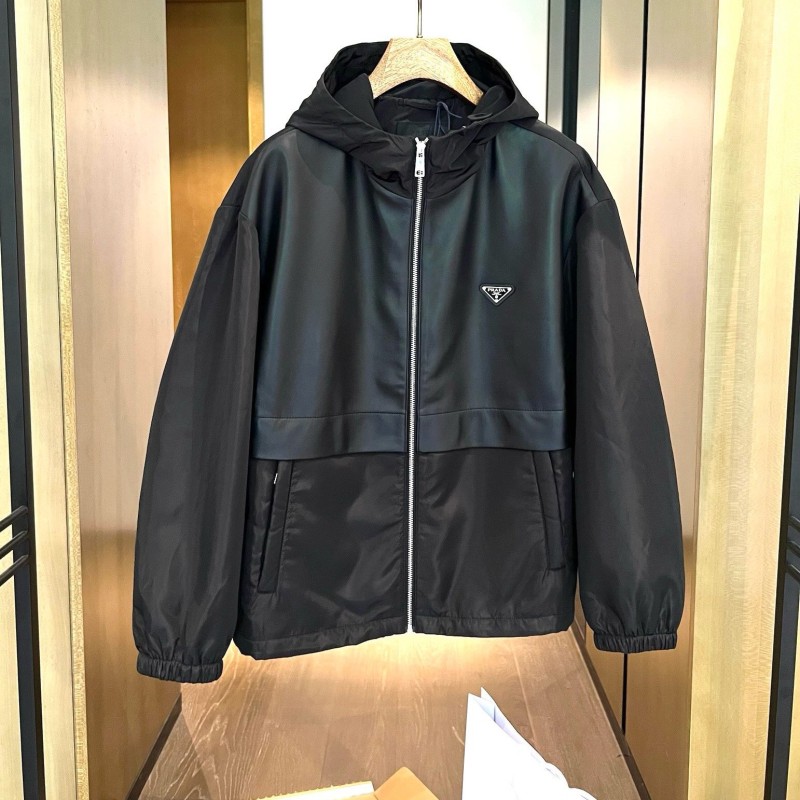 Prada Unisex Leather Jacket