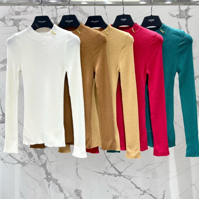 YSL Cashmere Long Sleeves Tee