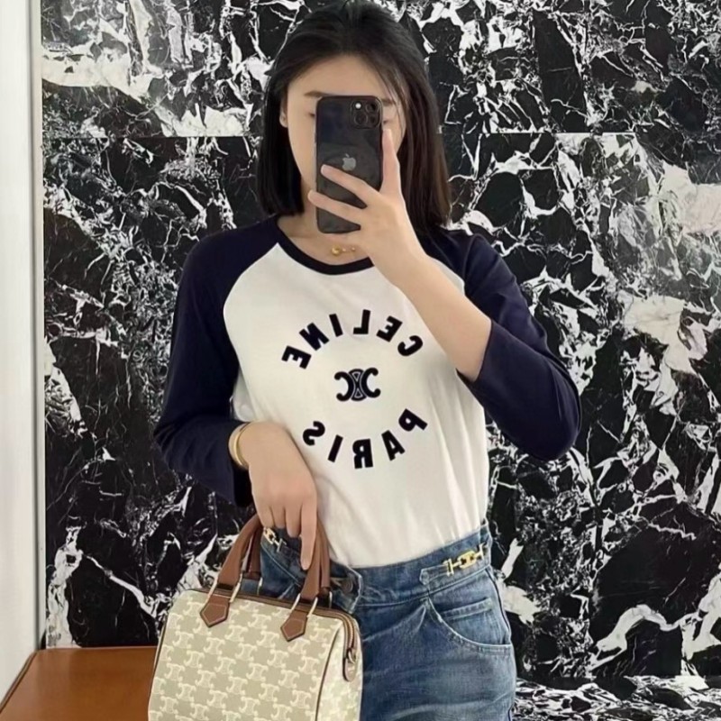 Celine Long Sleeves Tee