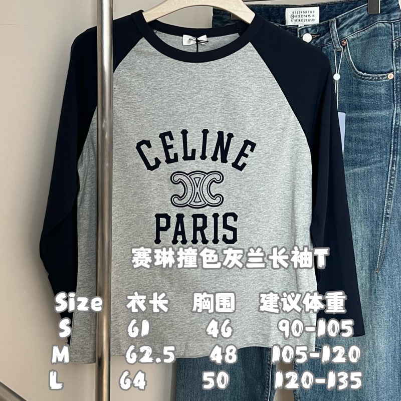 Celine Long Sleeves Tee