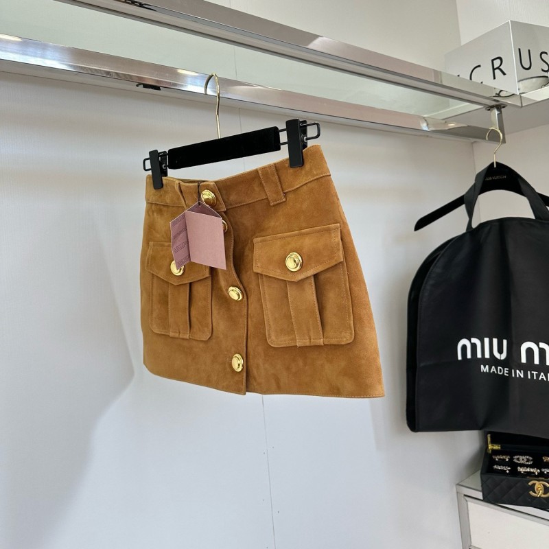 MiuMiu Leather Skirts