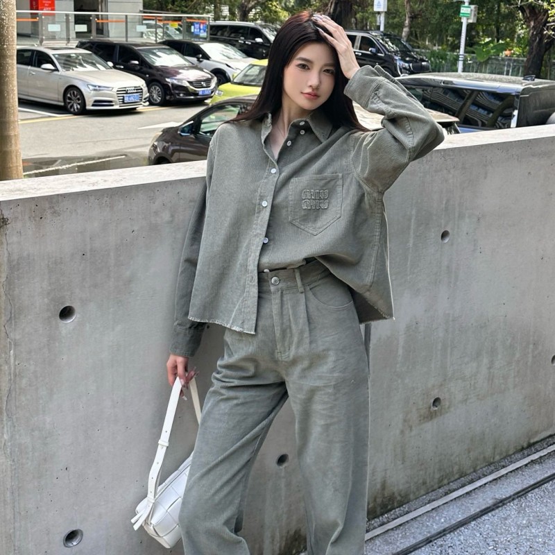 MiuMiu Long Sleeves Shirt & Pants