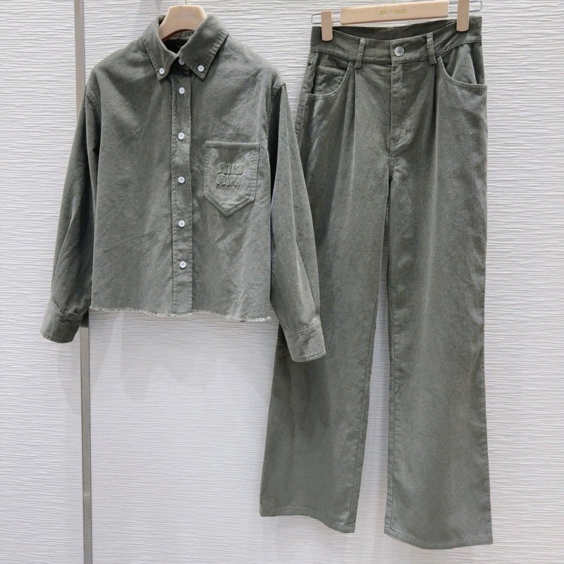 MiuMiu Long Sleeves Shirt & Pants