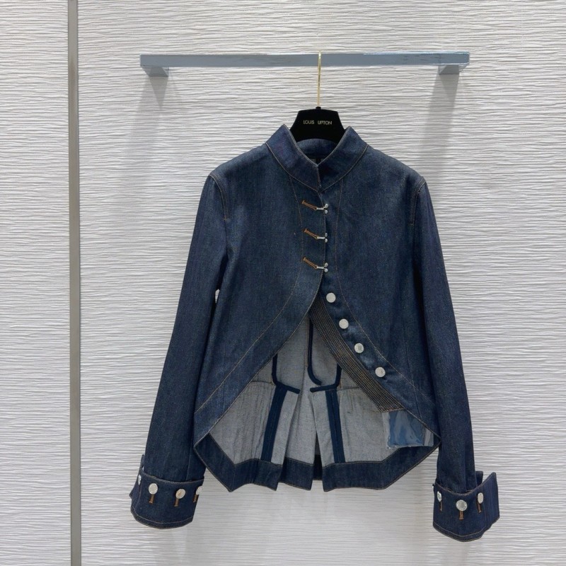 LV Denim Long Shirt & Skirts