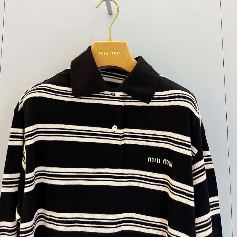 MiuMiu Long Sleeves Polo Tee