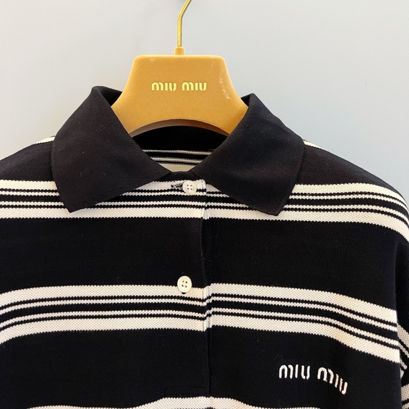 MiuMiu Long Sleeves Polo Tee