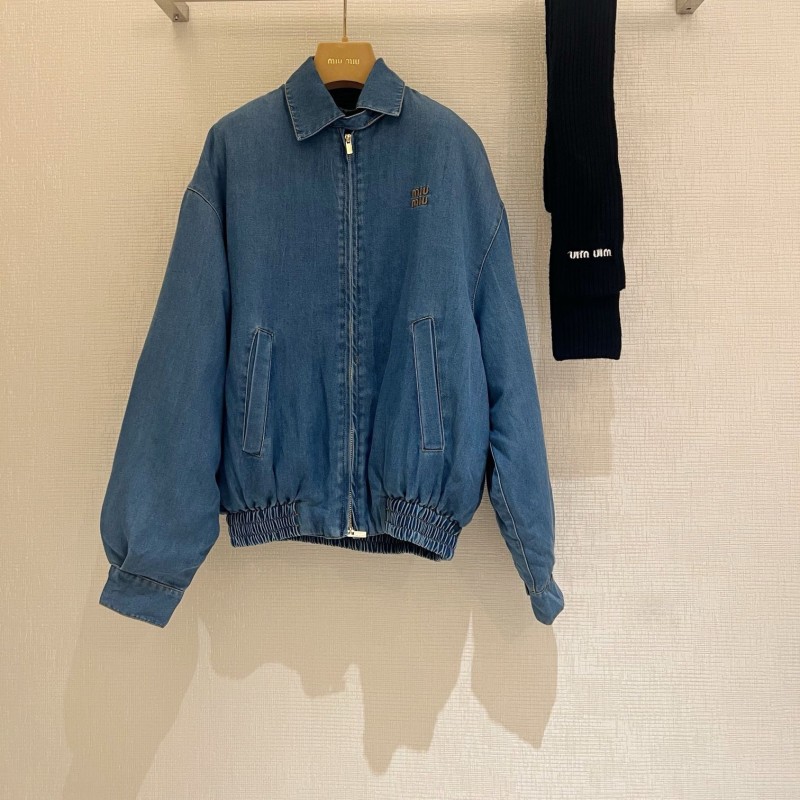 MiuMiu Denim Down Jacket