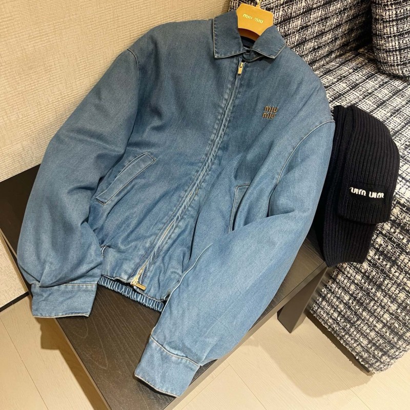 MiuMiu Denim Down Jacket