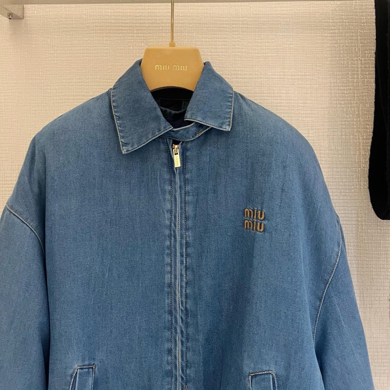 MiuMiu Denim Down Jacket