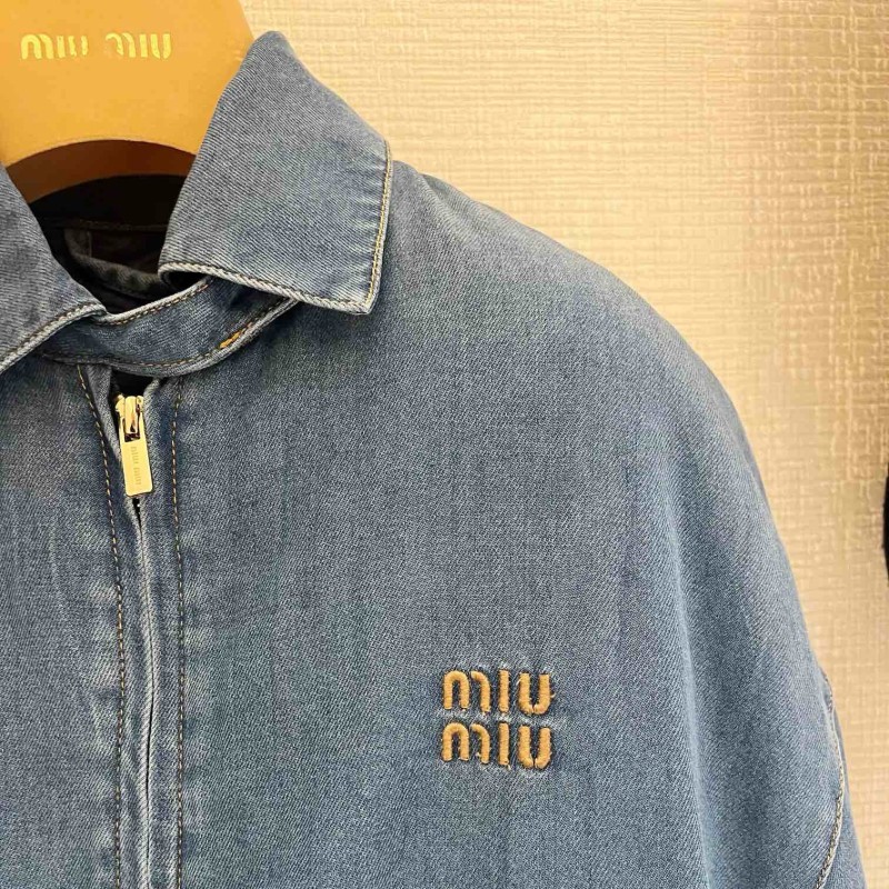 MiuMiu Denim Down Jacket